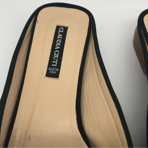 Claudia Ciuti Loafer Mules Charmed Black Slip on Womens Size 8 - Picture 6 of 14
